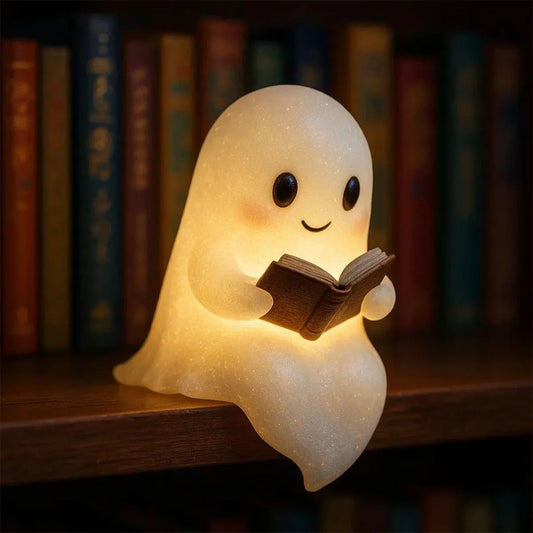 Lampada da lettura fantasma carina Luce notturna